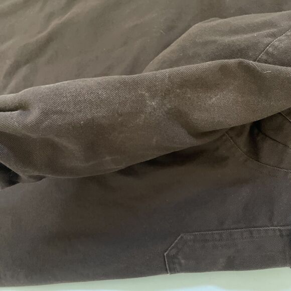 Duluth Trading Jacket Mens 2XL TALL Canvas Work Barn Chore Coat HEAVY LINED Snap - Picture 10 of 11